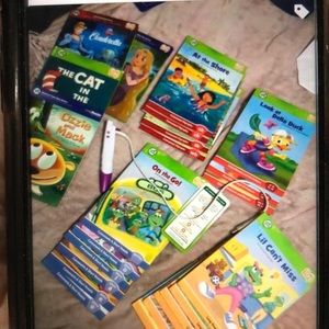 Leapfrog Learning System: Brand New pen (never been used) with many books